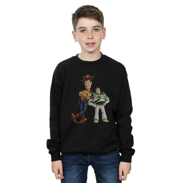 Disney Pojkar Toy Story Buzz och Woody stående tröja
