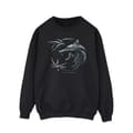 Miniatyrbilde 1 av 3: Netflix Mens The Witcher Wolf Logo Sweatshirt