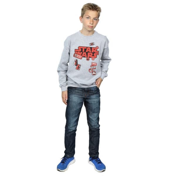 Star Wars Boys The Last Jedi Badges Sweatshirt