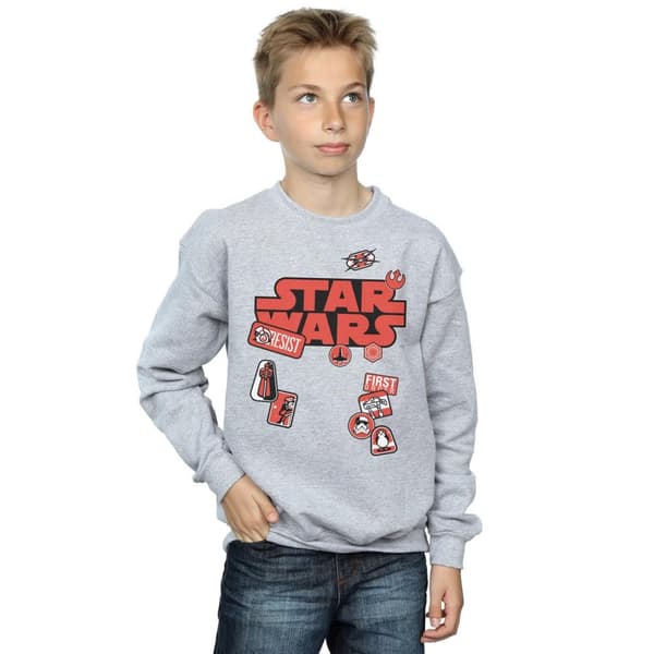 Star Wars Boys The Last Jedi Badges Sweatshirt