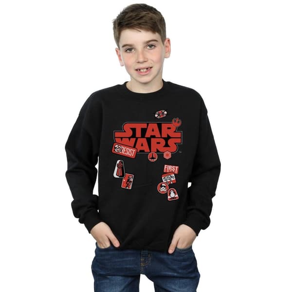 Star Wars Boys The Last Jedi Badges Sweatshirt