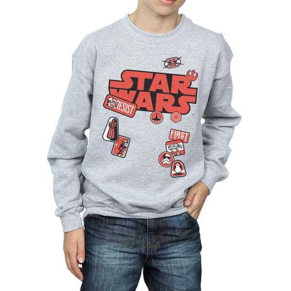 Star Wars Boys The Last Jedi Badges Sweatshirt