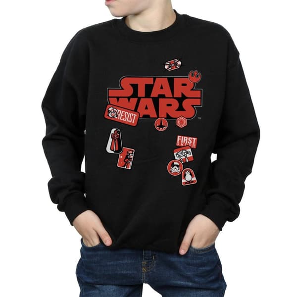 Star Wars Boys The Last Jedi Badges Sweatshirt