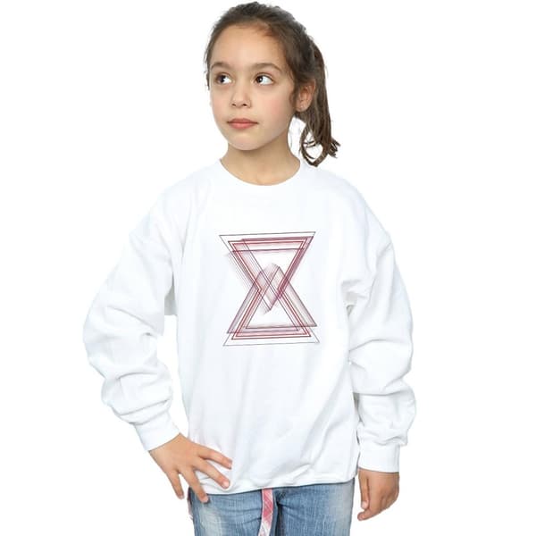 Marvel Girls Avengers Infinity War Black Widow Lines Sweatshirt