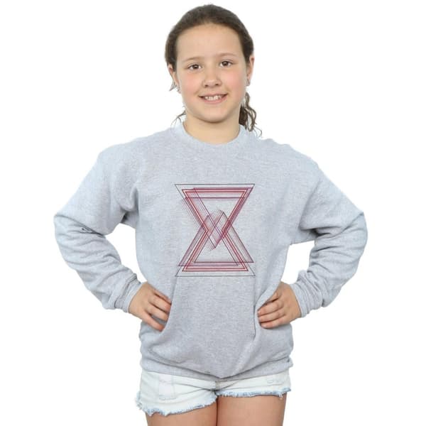 Marvel Girls Avengers Infinity War Black Widow Lines Sweatshirt