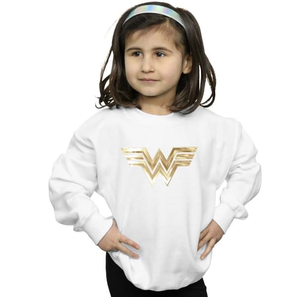 DC Comics Wonder Woman 84 Gold Emblem-tröja för flickor