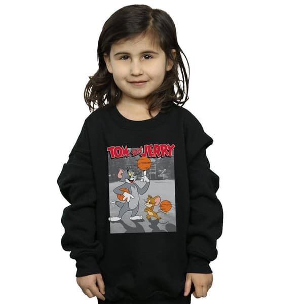 Tom And Jerry Girls Basketball Buddies Sweatshirt