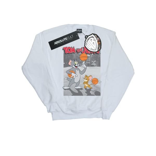 Tom And Jerry Sweatshirt med basketkompisar för flickor