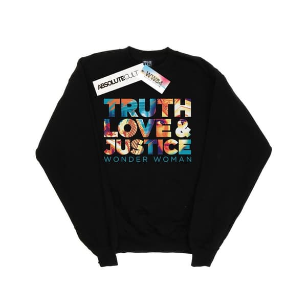 DC Comics Womens/Ladies Wonder Woman 84 Diana Truth Love Justice Sweatshirt