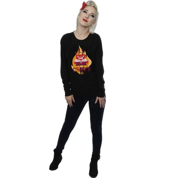 Disney Womens/Ladies Inside Out Fired Up Sweatshirt