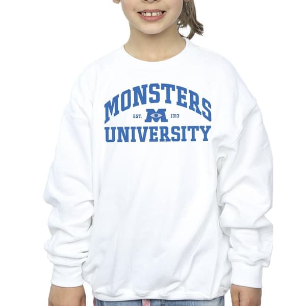 Disney Sweatshirt med Monsters University-logotyp för flickor