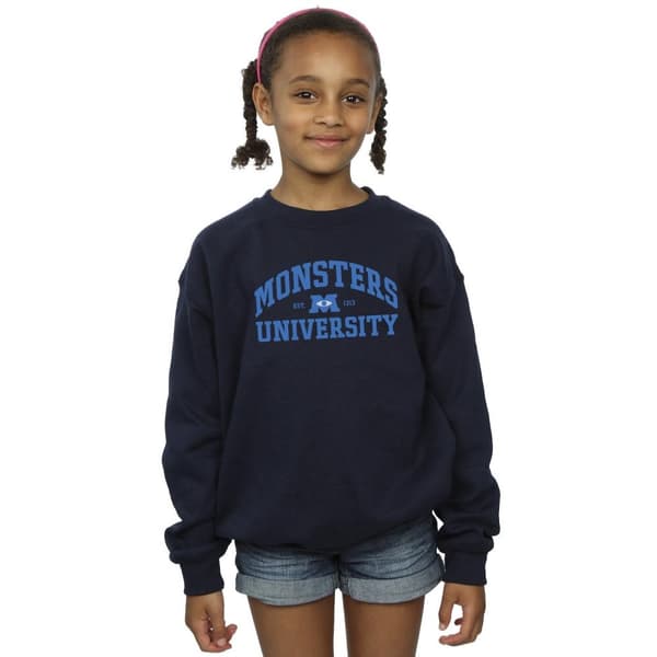 Disney Sweatshirt med Monsters University-logotyp för flickor