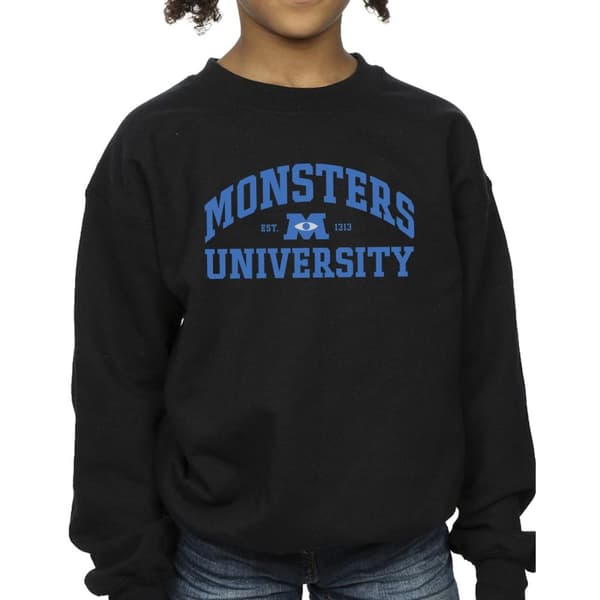 Disney Sweatshirt med Monsters University-logotyp för flickor