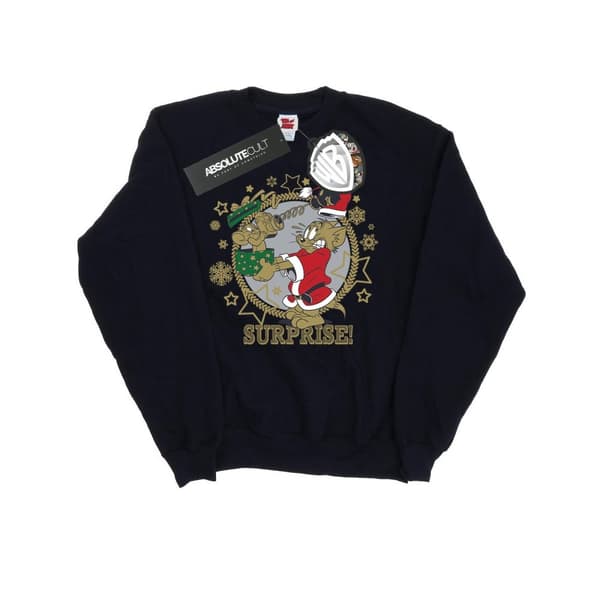 Tom And Jerry Sweatshirt med julöverraskning för flickor