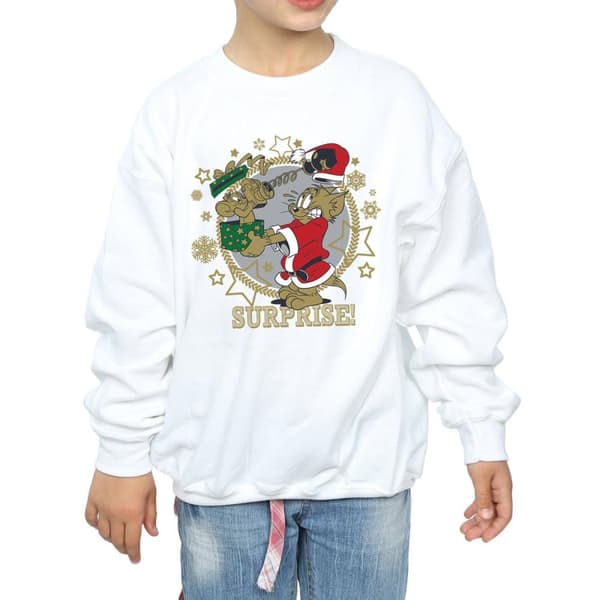 Tom And Jerry Sweatshirt med julöverraskning för flickor