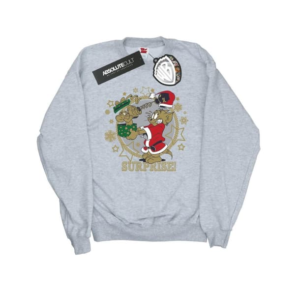 Tom And Jerry Sweatshirt med julöverraskning för flickor