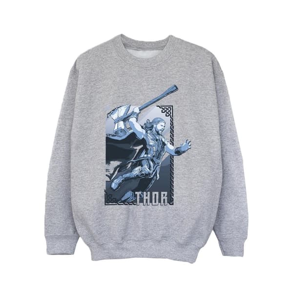 Marvel Girls Thor Love And Thunder Attack Sweatshirt