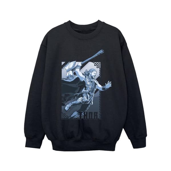 Marvel Girls Thor Love And Thunder Attack Sweatshirt