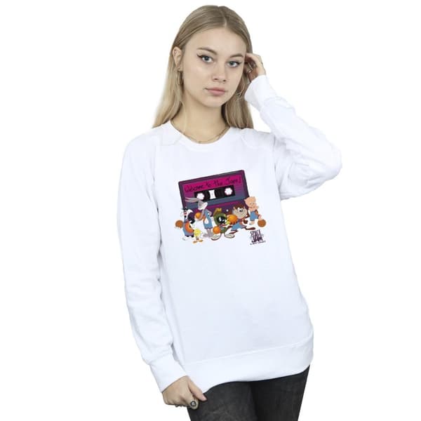Space Jam: A New Legacy Womens/Ladies Team Cassette Sweatshirt