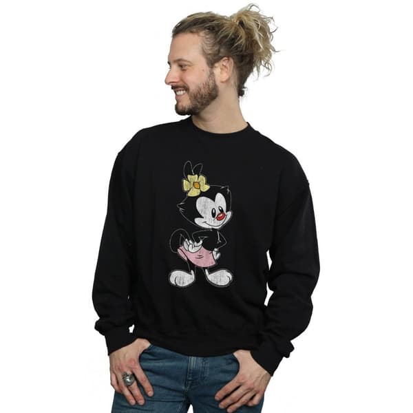 Animaniacs Mens Dot Classic Pose Sweatshirt