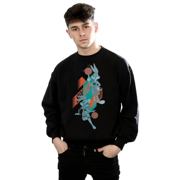 Space Jam: A New Legacy Mens Bugs And Lola Balling Sweatshirt