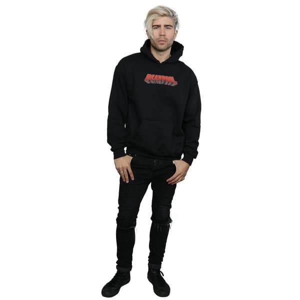 Marvel Mens Deadpool Text Logo Hoodie