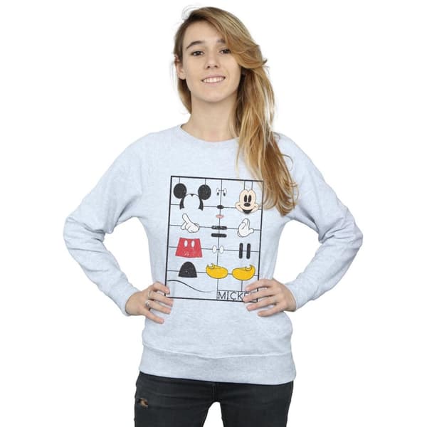 Disney Dam/Tjej Musse Pigg Byggsats Sweatshirt