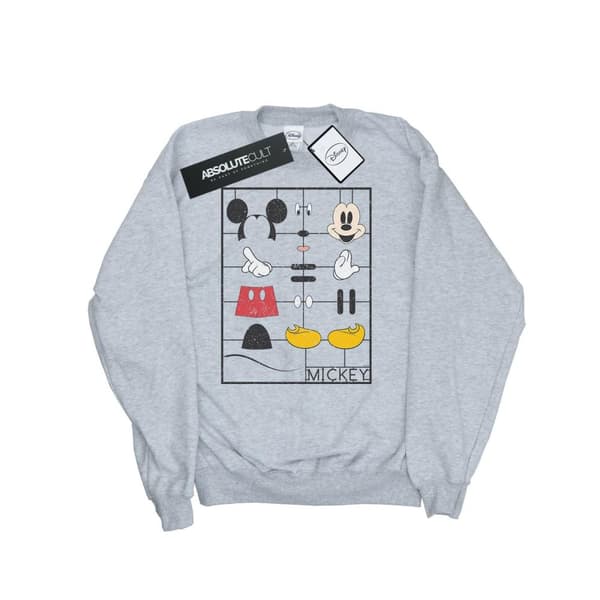 Disney Dam/Tjej Musse Pigg Byggsats Sweatshirt