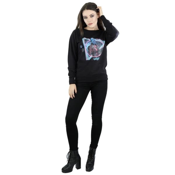 Marvel Womens/Ladies Guardians Of The Galaxy Neon Nebula Sweatshirt