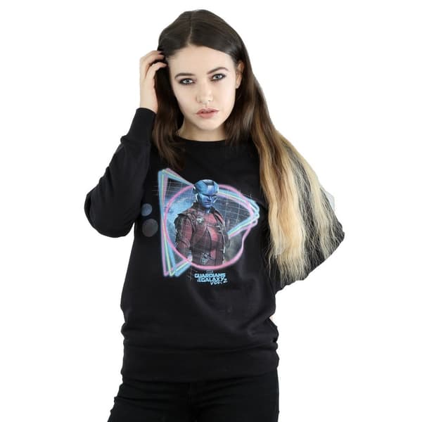 Marvel Womens/Ladies Guardians Of The Galaxy Neon Nebula Sweatshirt
