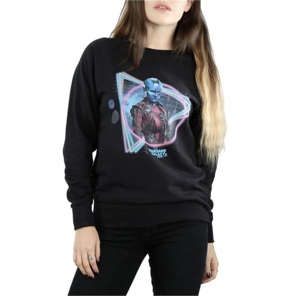 Marvel Womens/Ladies Guardians Of The Galaxy Neon Nebula Sweatshirt