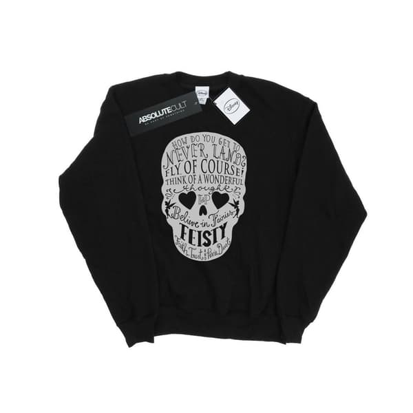 Disney Dam/kvinnor Tinker Bell Skull Sweatshirt