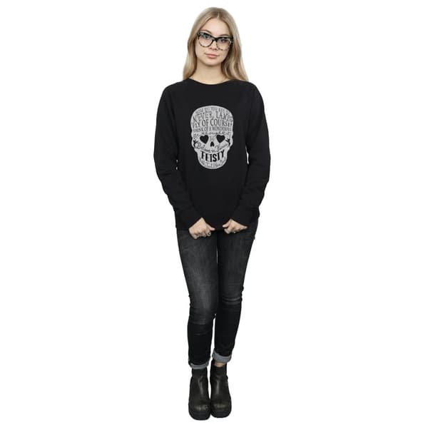 Disney Dam/kvinnor Tinker Bell Skull Sweatshirt