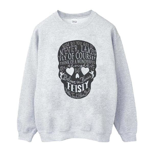 Disney Dam/kvinnor Tinker Bell Skull Sweatshirt