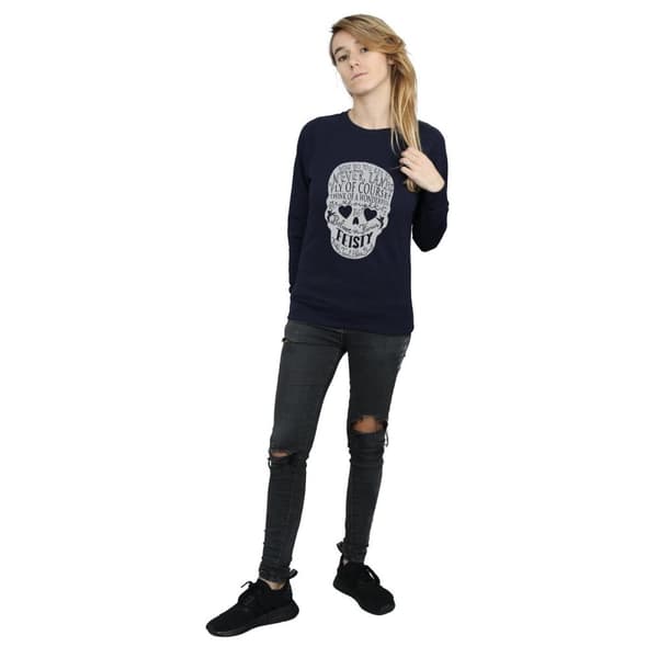Disney Dam/kvinnor Tinker Bell Skull Sweatshirt