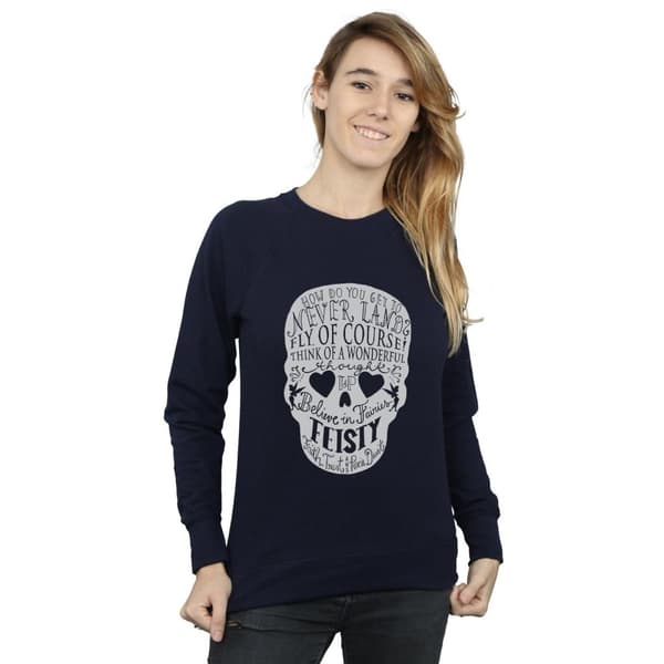 Disney Dam/kvinnor Tinker Bell Skull Sweatshirt