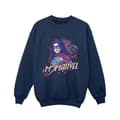 Miniatyrbillede 1 af 3: Marvel Girls Ms Marvel Face Fade Sweatshirt
