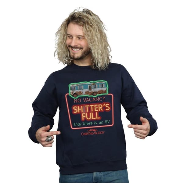 National Lampoon´s Christmas Vacation Mens No Vacancy Sweatshirt