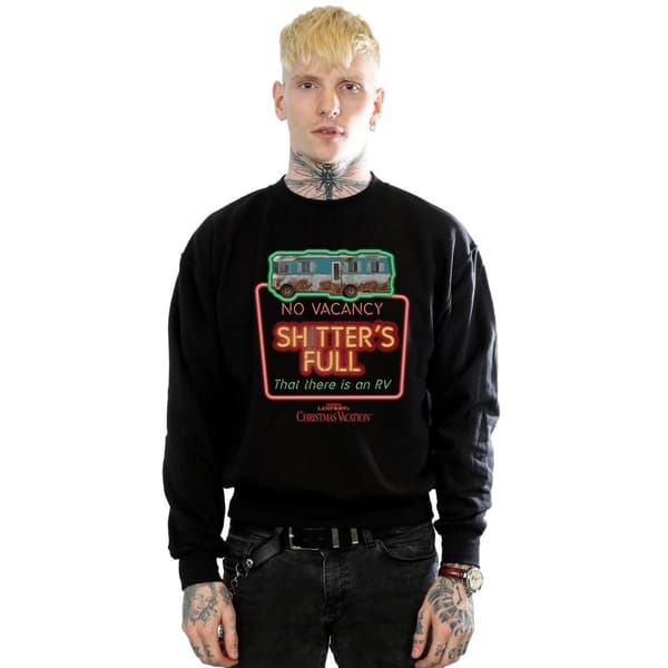 National Lampoon´s Christmas Vacation Mens No Vacancy Sweatshirt