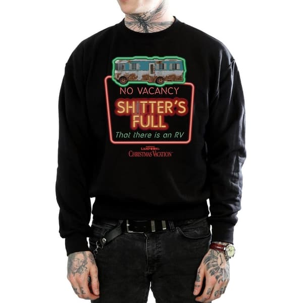 National Lampoon´s Christmas Vacation Mens No Vacancy Sweatshirt
