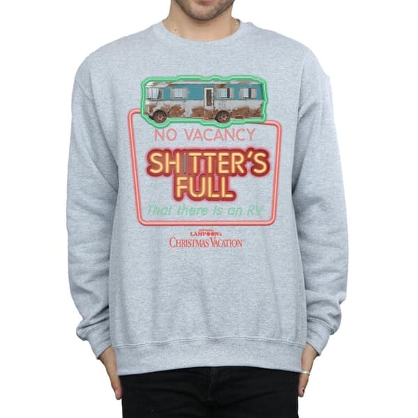 National Lampoon´s Christmas Vacation Mens No Vacancy Sweatshirt