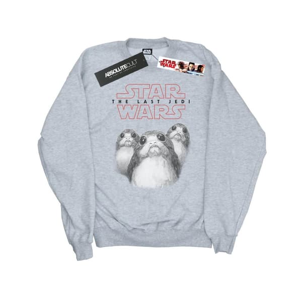 Star Wars Sweatshirt med Porgs från De sista jediriddarna för flickor