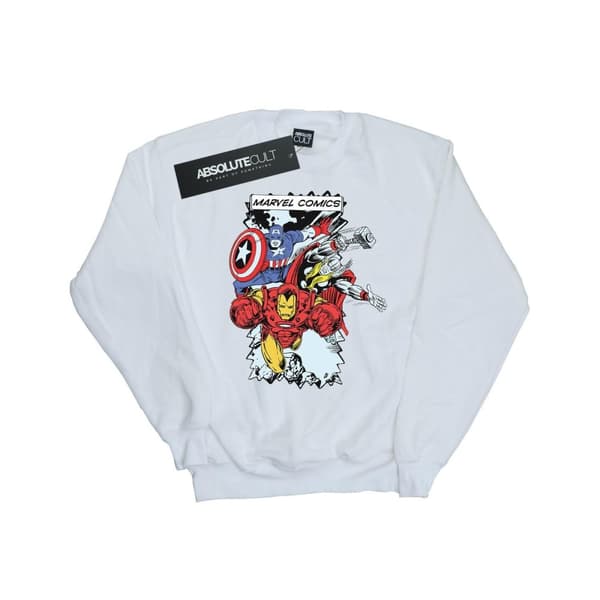 Marvel Sweatshirt med seriefigurer - dam/dam