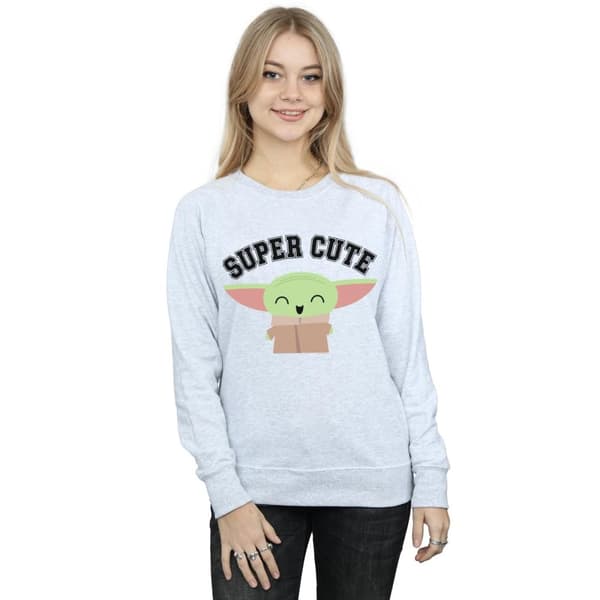 Star Wars Dam/Tjej The Mandalorian Super Cute Sweatshirt