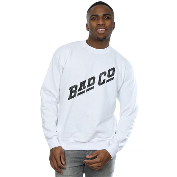 Bad Company Mens Distressed Logo Sweatshirt