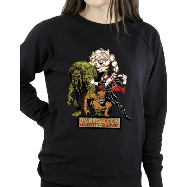 Marvel Womens/Ladies Halloween Monsters Sweatshirt