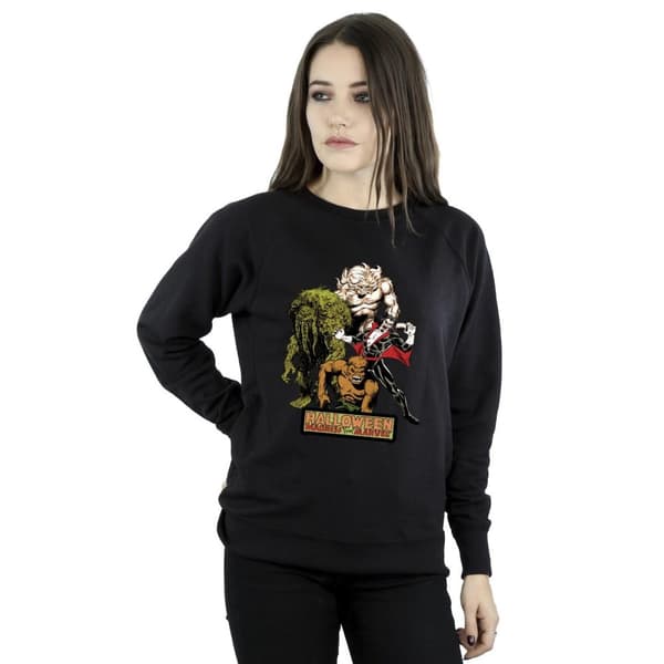 Marvel Womens/Ladies Halloween Monsters Sweatshirt