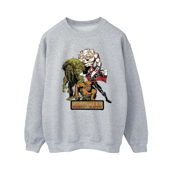 Marvel Womens/Ladies Halloween Monsters Sweatshirt