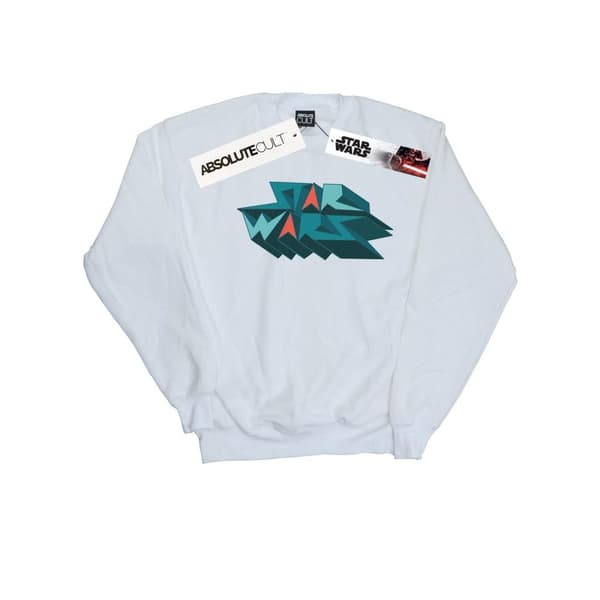 Star Wars Herr Sweatshirt med Edgy Block-logga