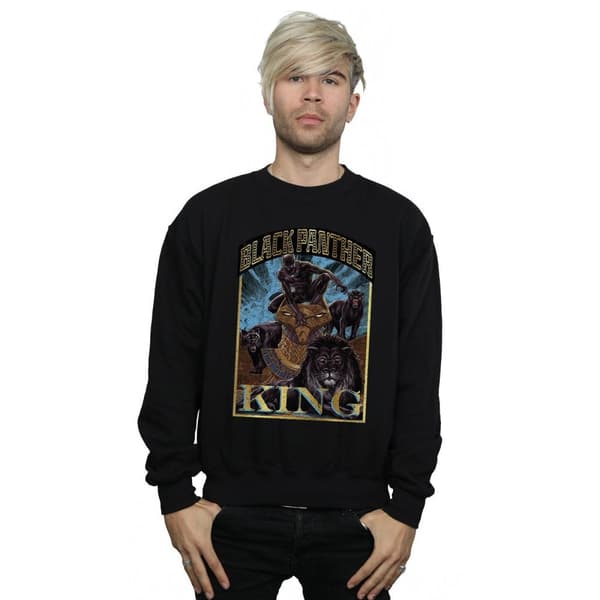 Marvel Mens Black Panther Homage Sweatshirt